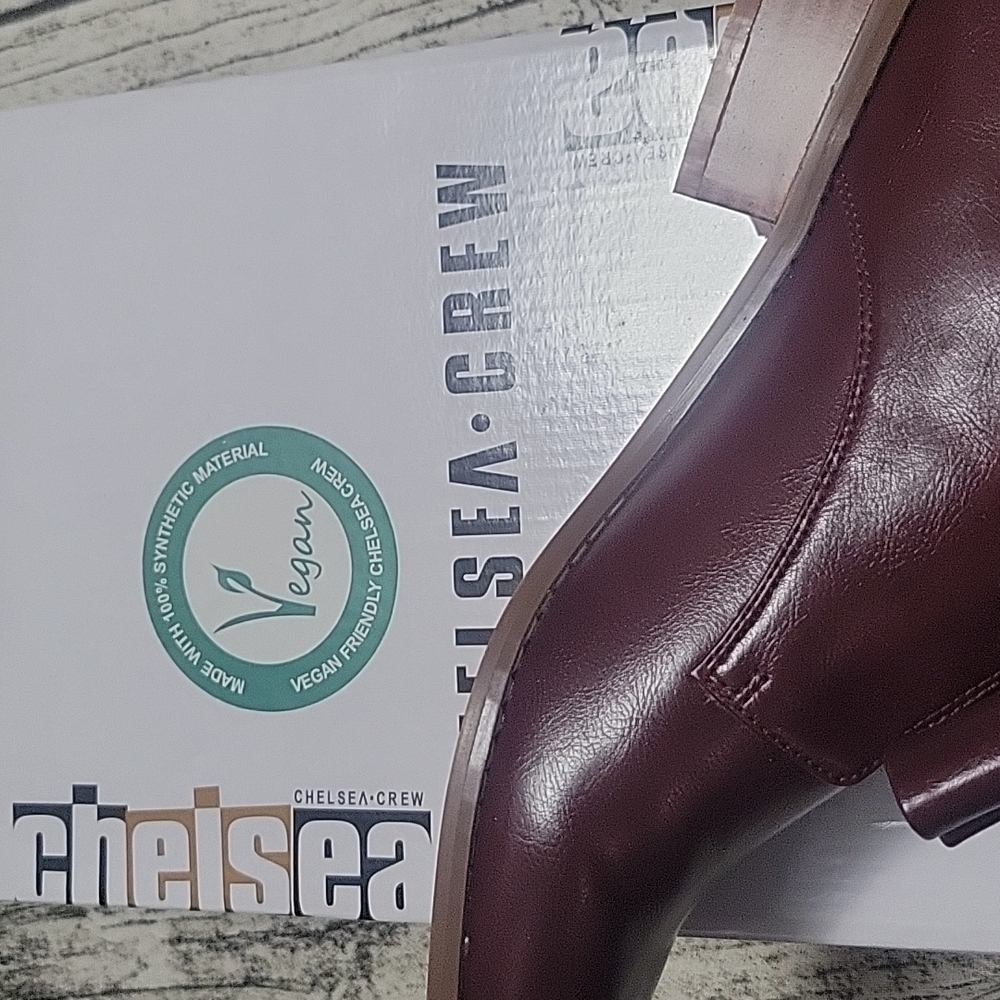 Chanel Burgundy Leather Women's Shoes - Picture 9 of 13